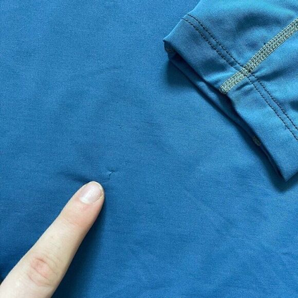 Forloh Men's SolAir Hooded Long Sleeve Blue Hunting Baselayer Shirt Sz L - Picture 8 of 9